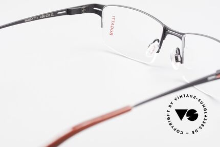 Bugatti 456 Titanium Eyeglass-Frame Nylor, NO RETRO specs, but an approx. 15 years old rarity, Made for Men