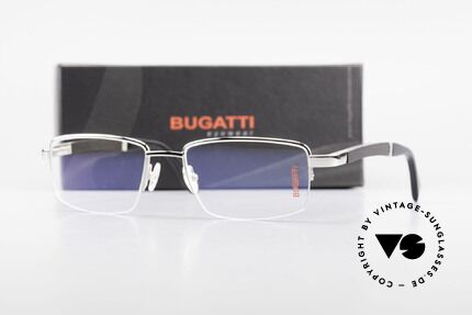 Bugatti 547 Precious Ebony Palladium L, Size: large, Made for Men