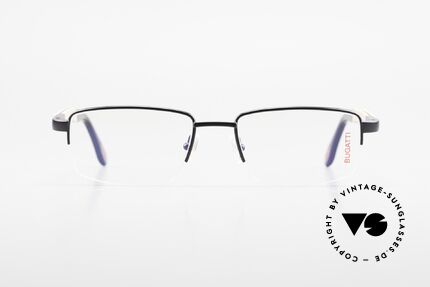 Bugatti 547 Walnut Wood Luxury Glasses M, LUXURY frame (in M size 54/19); satin black finished, Made for Men