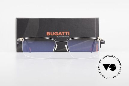 Bugatti 547 Walnut Wood Luxury Glasses L, Size: large, Made for Men