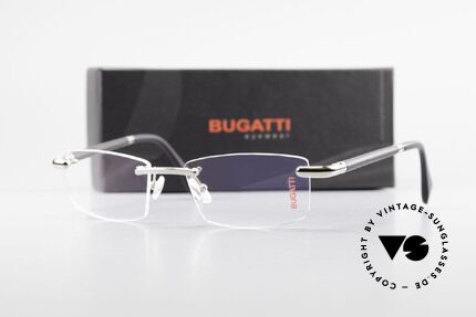 Bugatti 545 White Gold And Genuine Horn, Size: medium, Made for Men