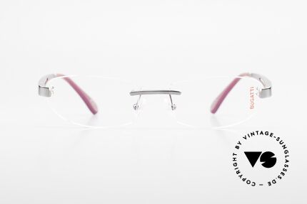 Bugatti 516 Rimless Eyeglasses For Men, sporty frame and lens design ... striking masculine, Made for Men