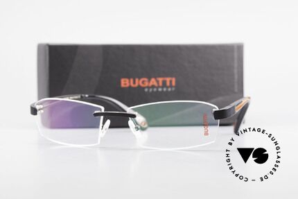 Bugatti 515 Rimless Designer Glasses Men, Size: medium, Made for Men