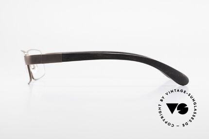Bugatti 531 Ebony Titanium Eyeglass-Frame, LIMITED EDITION: 90's small batch series by Bugatti, Made for Men