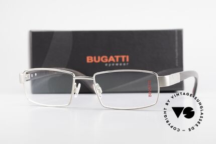 Bugatti 531 Ebony Titan Frame Palladium, Size: medium, Made for Men