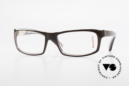 Bugatti 533 Luxury Glasses Men's Designer, striking plastic eyeglass-frame by BUGATTI, Made for Men