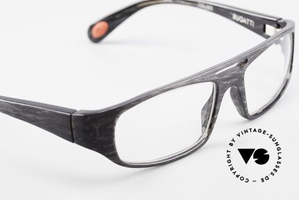 Bugatti 222 Striking Designer Spectacles, interesting frame construction & frame pattern, Made for Men