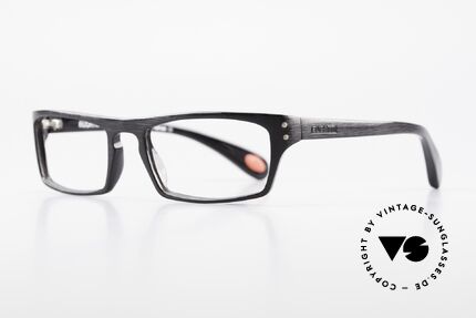 Bugatti 431 Classic Vintage Eyeglasses Men, classic, timeless frame coloring: "satin black", Made for Men