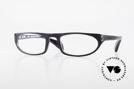 Bugatti 432 Vintage Glasses Classic Black, striking gentlemen's eyeglasses by BUGATTI, Made for Men