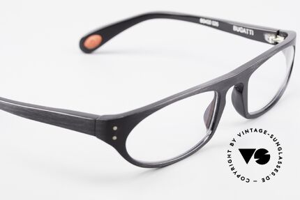 Bugatti 432 Vintage Glasses Classic Black, the frame is made for optical lenses / sun lenses, Made for Men