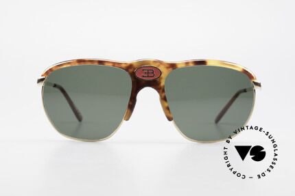 Bugatti 65218 Rare 70's Bugatti Sunglasses, noble tortoise-optic (true rarity from the late 70's), Made for Men
