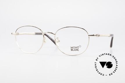 Montblanc MB392 Luxury Panto Frame Rose Gold Details