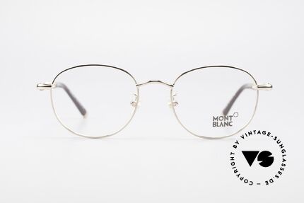 Montblanc MB392 Luxury Panto Frame Rose Gold, top-notch craftsmanship with flexible spring hinges, Made for Men and Women