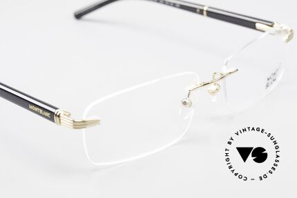 Montblanc rimless eyeglasses discount