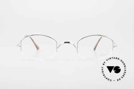 Lunor Classic Semi Rimless Vintage Frame, traditional German brand; quality handmade in Germany, Made for Men and Women