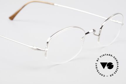 Lunor Classic Semi Rimless Vintage Frame, NO RETRO EYEGLASSES; but a luxury vintage ORIGINAL, Made for Men and Women