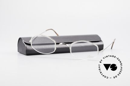 Lunor Classic Semi Rimless Vintage Frame, Size: extra small, Made for Men and Women