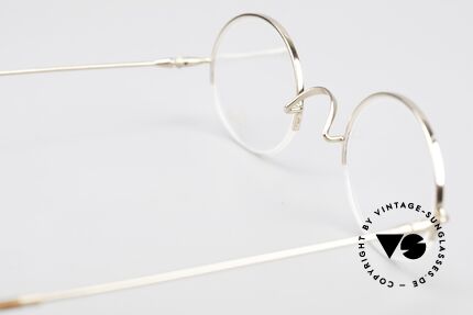 Lunor Classic Oval Semi Rimless Vintage Frame, NO RETRO EYEGLASSES; but a luxury vintage ORIGINAL, Made for Men and Women