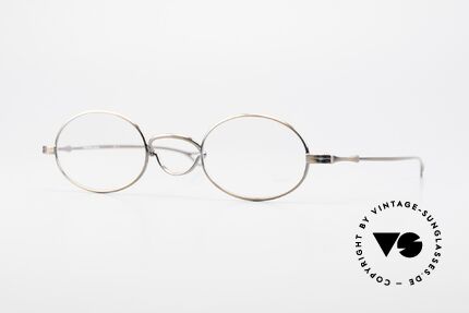 Lunor Swing Oval Swing Bridge Vintage Glasses, LUNOR: shortcut for French "Lunette d'Or" (gold glasses), Made for Men and Women