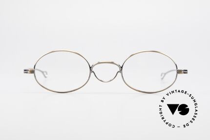 Lunor Swing Oval Swing Bridge Vintage Glasses, traditional German brand; quality handmade in Germany, Made for Men and Women