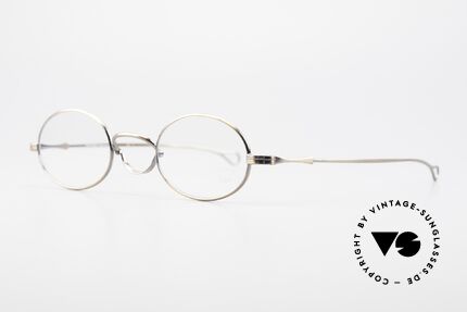 Lunor Swing Oval Swing Bridge Vintage Glasses, well-known for the "W-bridge" & the plain frame designs, Made for Men and Women