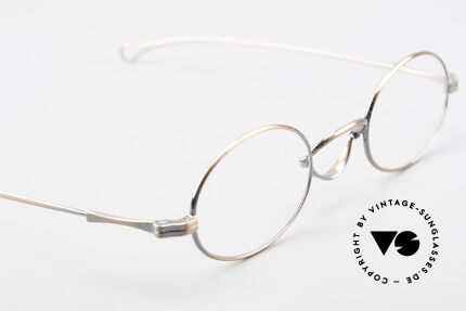 Lunor Swing Oval Swing Bridge Vintage Glasses, frame finish in 'antique brass'; truly sophisticated specs, Made for Men and Women
