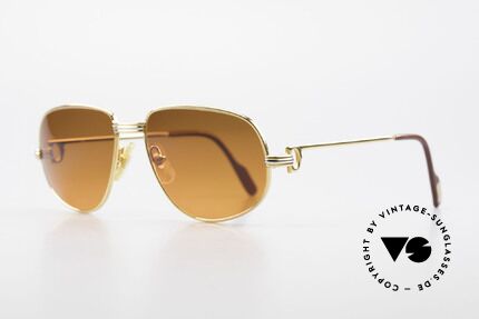 Cartier Romance LC - S Luxury Designer Sunglasses, this pair (with L. Cartier decor) in SMALL size 54-16, 130, Made for Men and Women