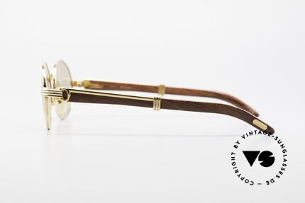 Cartier Giverny Rare Oval Wood Sunglasses, model of the legendary 'PRECIOUS WOOD' collection, Made for Men and Women