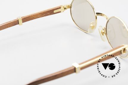Cartier Giverny Rare Oval Wood Sunglasses, WE DON'T ACCEPT CREDIT CARDS FOR THIS MODEL!, Made for Men and Women