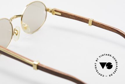 Cartier Giverny Rare Oval Wood Sunglasses, Size: small, Made for Men and Women