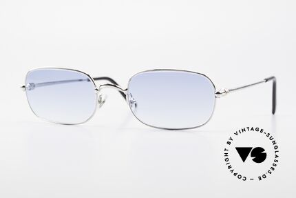 Cartier Deimios Square Shades Luxury Platinum, square CARTIER vintage sunglasses in size 52/21, 135, Made for Men and Women
