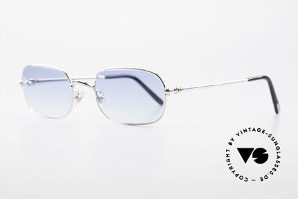 Cartier Deimios Square Shades Luxury Platinum, costly 'Platine Edition' (frame with platinum finish), Made for Men and Women