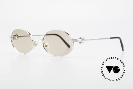 Cartier Spider Oval Luxury Sunglasses 90's, brushed platinum finish (noble & 1st class quality), Made for Men and Women