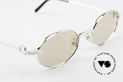 Cartier Spider Oval Luxury Sunglasses 90's, high-end mineral lenses with engraved Cartier logos, Made for Men and Women