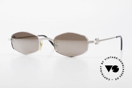 Cartier Ginger Luxury Shades Silver Mirrored, rare CARTIER vintage luxury sunglasses from 1999, Made for Men and Women Cartier Ginger Luxury Shades Silver Mirrored, rare CARTIER vintage luxury sunglasses from 1999, Made for Men and Women