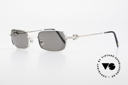 Cartier Dreamer Small Luxury Shades Polarized, brushed platinum finish (noble & 1st class quality), Made for Men and Women