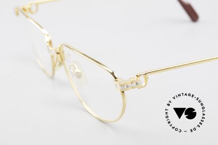 Cartier Panthere Windsor - S Old Eyeglasses 1990's Luxury, 22ct gold-plated finish (like all vintage Cartier originals), Made for Women