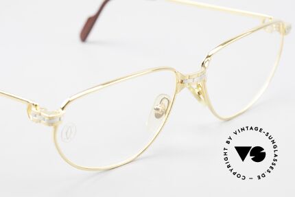 Cartier Panthere Windsor - S Old Eyeglasses 1990's Luxury, unworn single item (comes with a new hard case by GUCCI), Made for Women