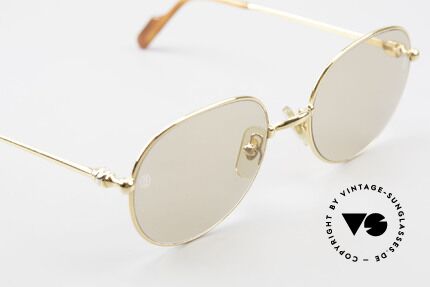 Cartier Antares Round 90's Luxury Sunglasses, 2nd hand, but in absolutely mint condition; scratch-free, Made for Men and Women