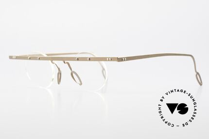 Theo Belgium Tita VII 9 Vintage Titanium Eyeglasses, TITA SERIES = XL titanium frames by Theo from the 90's, Made for Men and Women
