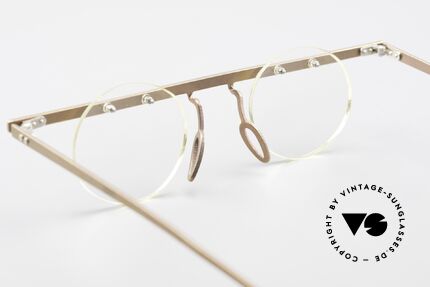 Theo Belgium Tita VII 9 Vintage Titanium Eyeglasses, DEMO LENSES can be replaced with optical / sun lenses, Made for Men and Women