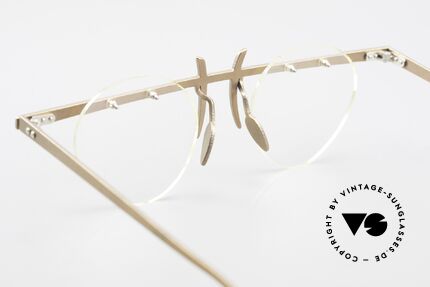 Theo Belgium Tita VI 9 Vintage Eyeglasses Titanium, DEMO LENSES can be replaced with optical / sun lenses, Made for Men and Women