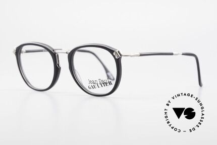 Jean Paul Gaultier 55-1272 Old Vintage Glasses No Retro, all frame parts are well riveted or screwed; top-notch, Made for Men and Women