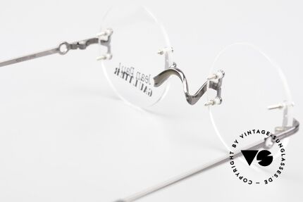 Jean Paul Gaultier 55-9172 Rimless JPG Designer Glasses, demo lenses can be replaced with optical (sun) lenses, Made for Men and Women