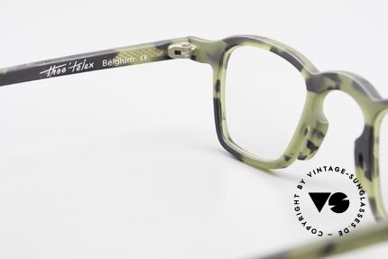 Theo Belgium Telex Vintage Avant-Garde Specs, clear DEMO lenses should be replaced with prescriptions, Made for Men and Women