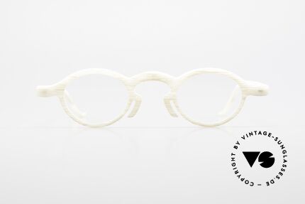 Theo Belgium Phone Ivory Optic Frame, founded in 1989 as 'opposite pole' to the 'mainstream', Made for Men and Women