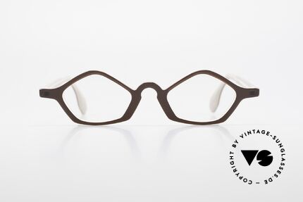 Theo Belgium Polygone Geometrical Plastic Eyeglasses, founded in 1989 as 'opposite pole' to the 'mainstream', Made for Men and Women