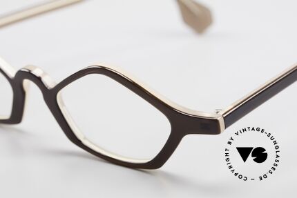 Theo Belgium Polygone Geometrical Plastic Eyeglasses, unworn vintage eyeglass-frame (with representativeness), Made for Men and Women