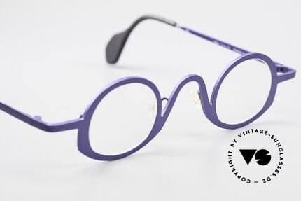 Theo Belgium Circle Avant-Garde Vintage Specs, clear demo lenses should be replaced with prescriptions, Made for Men and Women