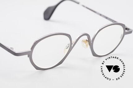 Theo Belgium Flower Round Vintage Designer Frame, clear demo lenses should be replaced with prescriptions, Made for Men and Women
